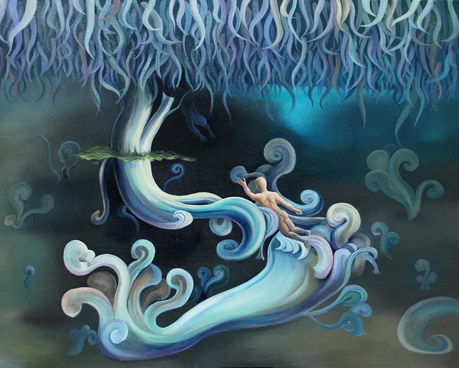 Tree of Idea (관념의 나무), painting by Yeongju Yang