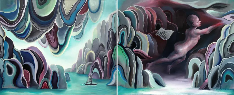 Exit from Karma (업의 출구), painting by Yeongju Yang