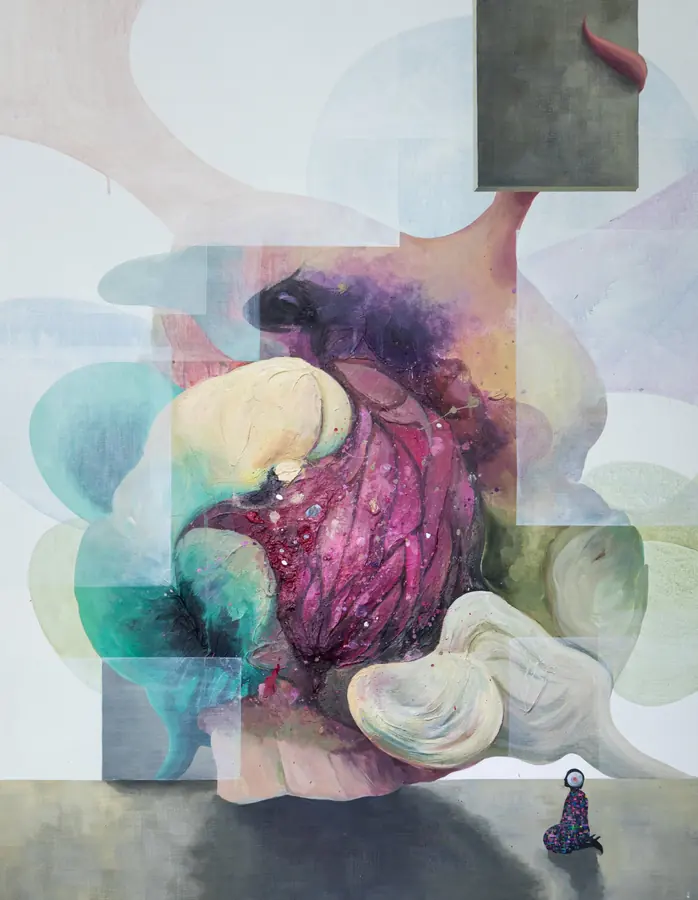 Fragments of Desire: Projections 2, painting by Yeongju Yang