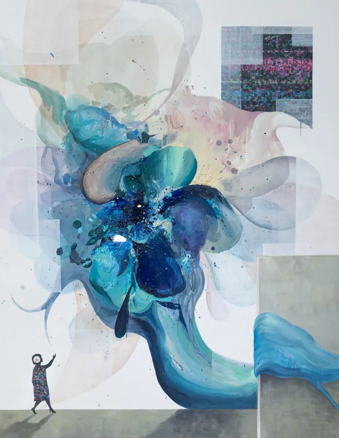 Fragments of Desire: Projections 3, painting by Yeongju Yang