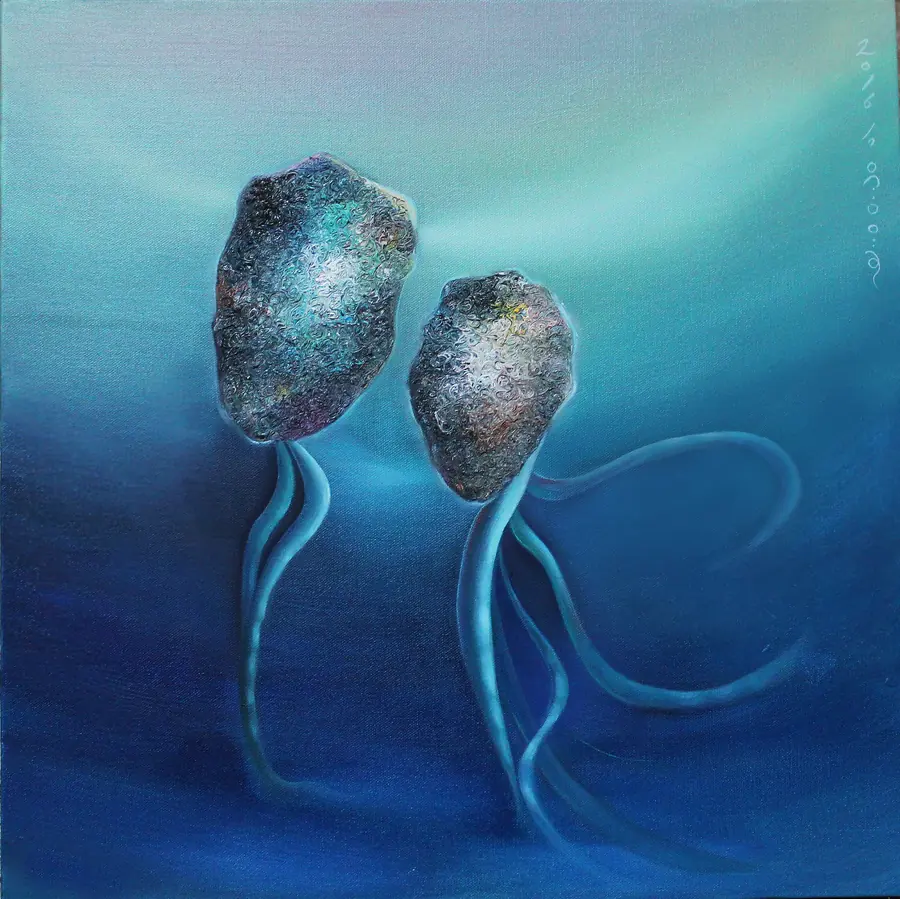 Approach (접근), painting by Yeongju Yang